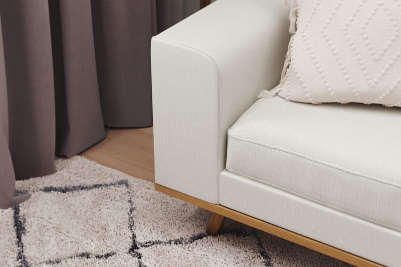 Copenhagen 3-sits Tygsoffa - Ljusgrå - Möbler - Vardagsrum - Soffor - 3-sits soffor