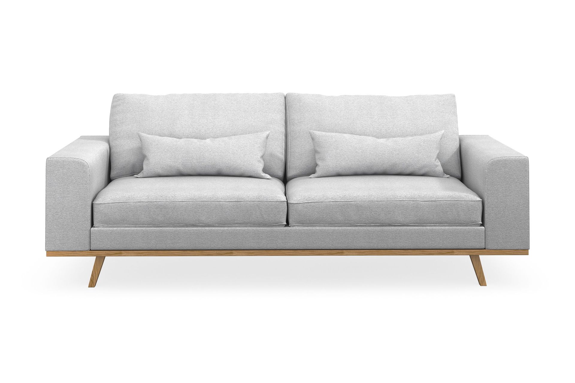 Copenhagen 3-sits Tygsoffa - Ljusgr&aring;