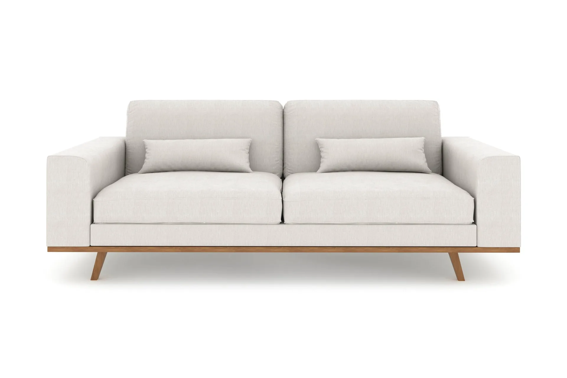 copenhagen 3-sits tygsoffa - ljusgrå