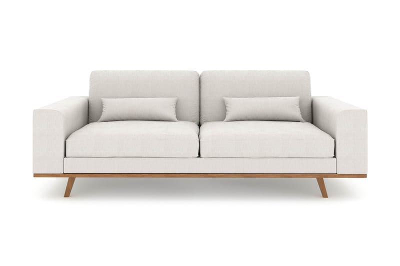 Copenhagen 3-sits Tygsoffa, Ljusgrå