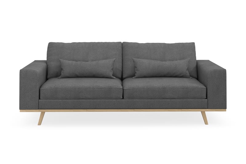 Copenhagen 3-sits Tygsoffa - Mörkgrå - Möbler - Vardagsrum - Soffor - 3-sits soffor