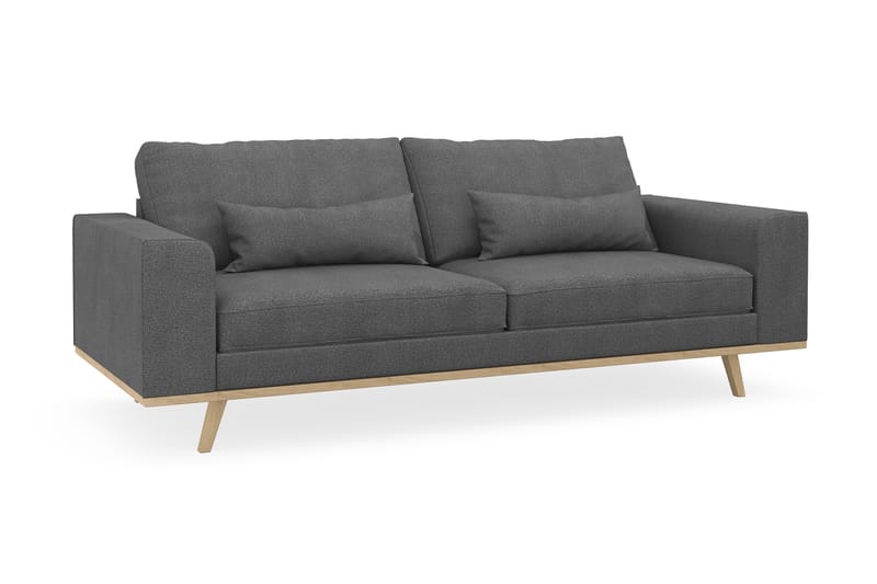 Copenhagen 3-sits Tygsoffa - Mörkgrå - Möbler - Vardagsrum - Soffor - 3-sits soffor