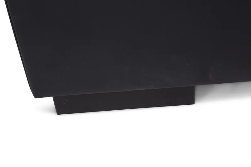 Crazy 3-sits Soffa i Konstläder - Svart - Möbler - Vardagsrum - Soffor - 3-sits soffor