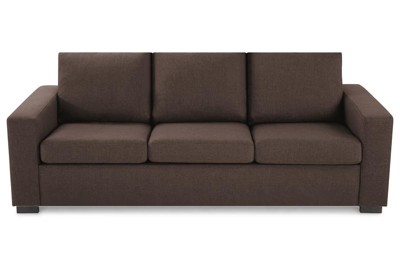 Crazy 3-sits Tygsoffa - Brun - Möbler - Vardagsrum - Soffor - 3-sits soffor