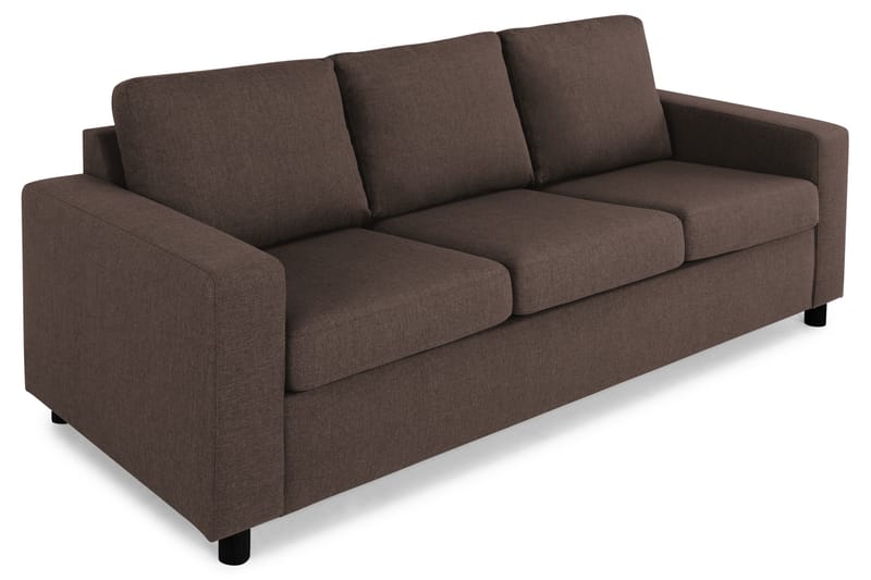 Crazy 3-sits Tygsoffa - Brun - Möbler - Vardagsrum - Soffor - 3-sits soffor