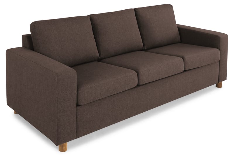 Crazy 3-sits Tygsoffa - Brun - Möbler - Vardagsrum - Soffor - 3-sits soffor