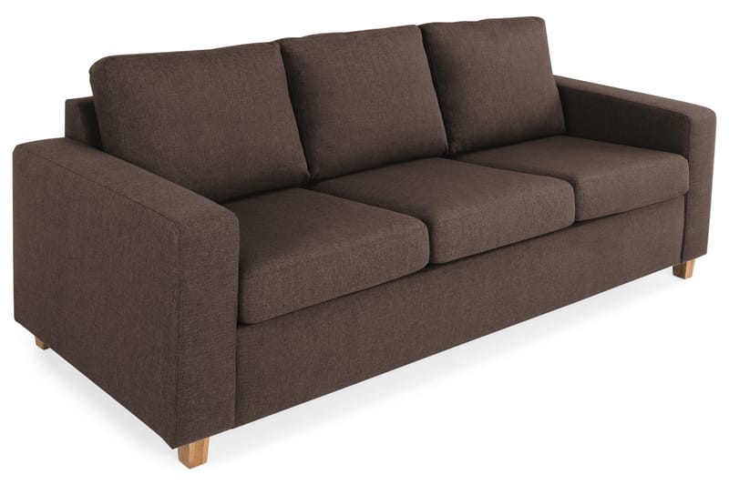 Crazy 3-sits Tygsoffa - Brun - Möbler - Vardagsrum - Soffor - 3-sits soffor