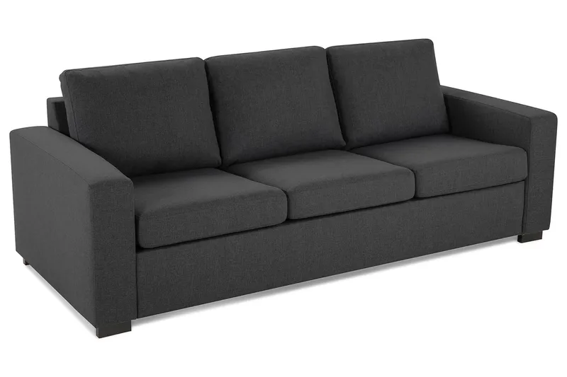 Crazy 3-sits Tygsoffa - Mörkgrå - Möbler - Vardagsrum - Soffor - 3-sits soffor