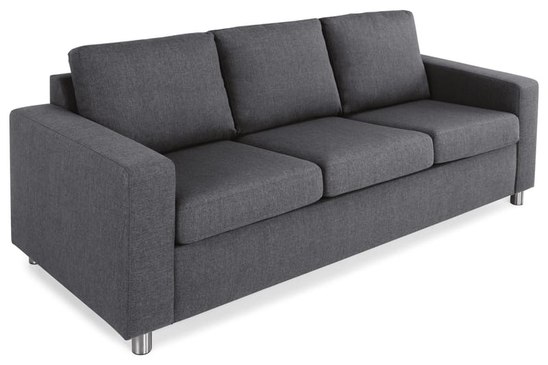 Crazy 3-sits Tygsoffa - Mörkgrå - Möbler - Vardagsrum - Soffor - 3-sits soffor