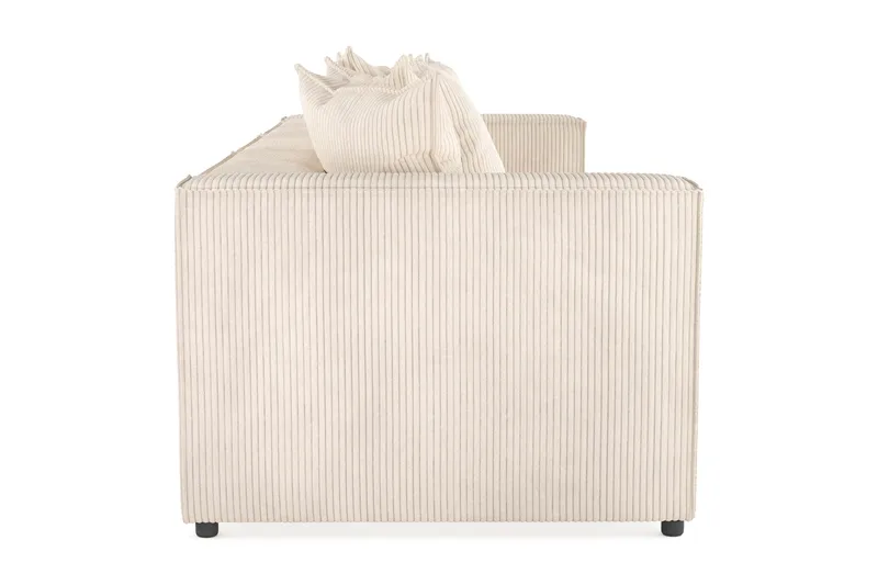 Cubo 4-sits Djup Modulsoffa i Manchester - Beige - Möbler - Vardagsrum - Soffor - 3-sits soffor