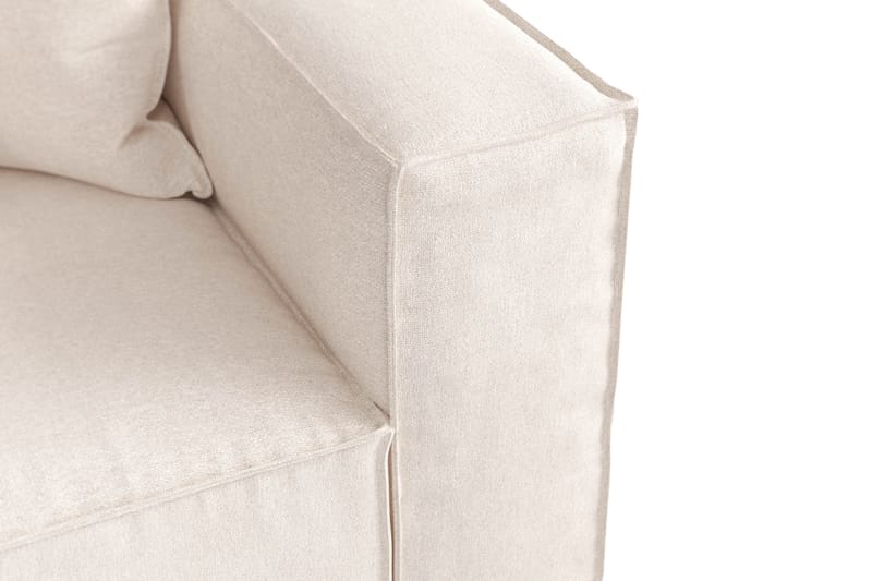 Cubo 4-sits Djup Modulsoffa i Tyg - Beige - Möbler - Vardagsrum - Soffor - 3-sits soffor