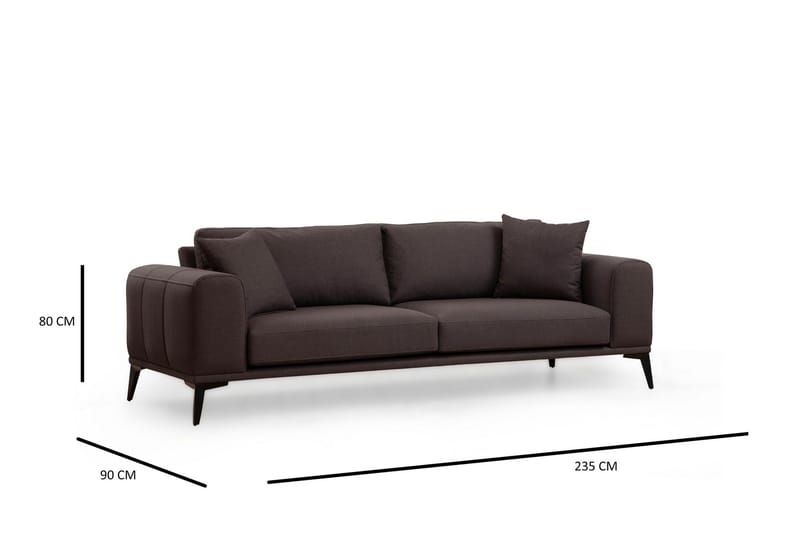 Daler Soffa 3-sits - Grå - Möbler - Vardagsrum - Soffor - 3-sits soffor