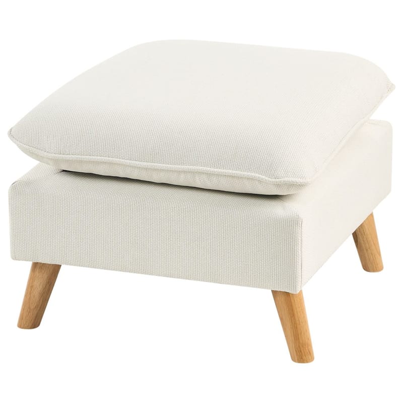 3-sits soffa Dalvik - Vit, brun - Möbler - Vardagsrum - Soffor - Hörnsoffor