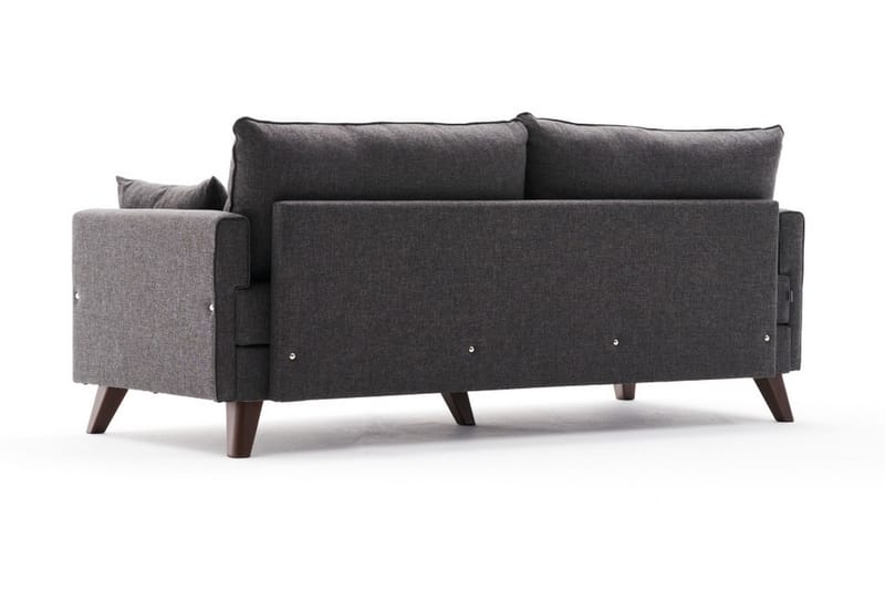 DENMARK 3-sits Soffa Antracit/Brun - Möbler - Vardagsrum - Soffor - 3-sits soffor