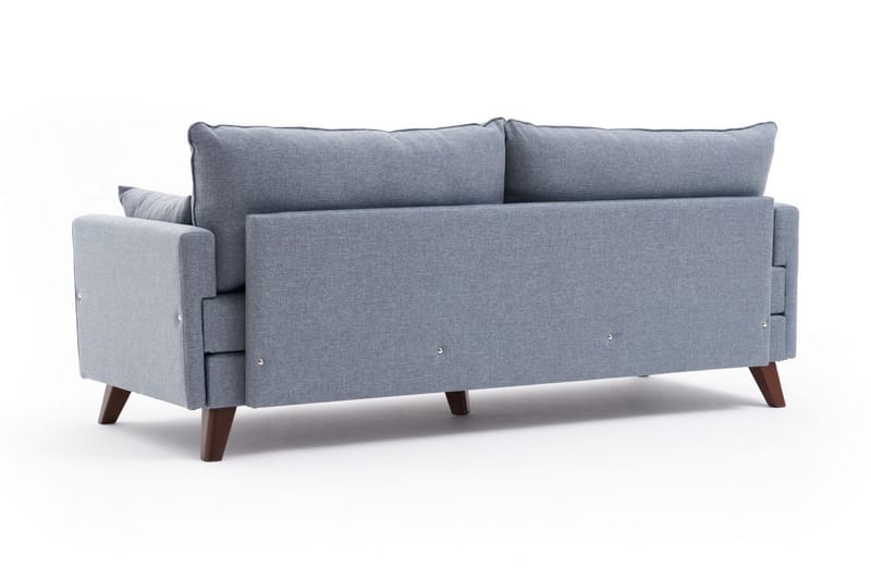 DENMARK 3-sits Soffa Blå/Brun - Möbler - Vardagsrum - Soffor - 3-sits soffor