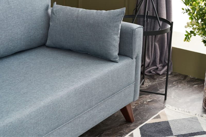 DENMARK 3-sits Soffa Blå/Natur - Möbler - Vardagsrum - Soffor - 3-sits soffor