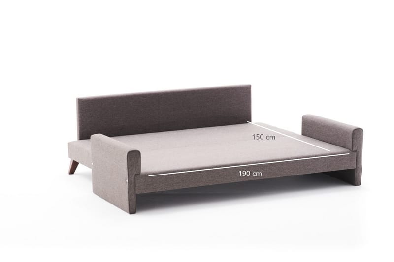 DENMARK 3-sits Soffa Brun - Möbler - Vardagsrum - Soffor - 3-sits soffor