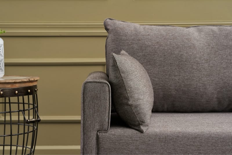 DENMARK 3-sits Soffa Brun/Natur - Möbler - Vardagsrum - Soffor - 3-sits soffor