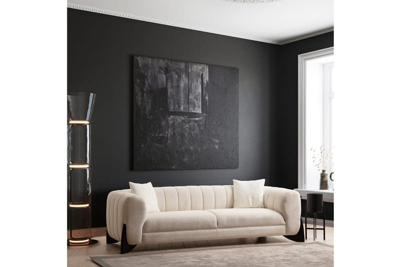 Devid Soffa 3-sits - Vit - Möbler - Vardagsrum - Soffor - 3-sits soffor