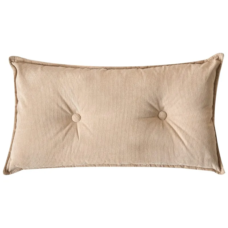 3-sits soffa Dolva - Beige, svart/Högervänd/Manchestertyg - Möbler - Vardagsrum - Soffor - Modulsoffor - Komplett modulsoffa