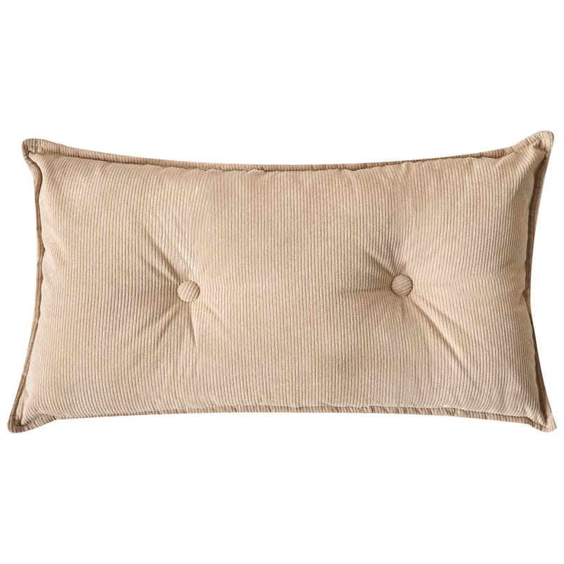 3-sits soffa Dolva - Beige, svart/Högervänd/Manchestertyg - Möbler - Vardagsrum - Soffor - Divansoffa & schäslong