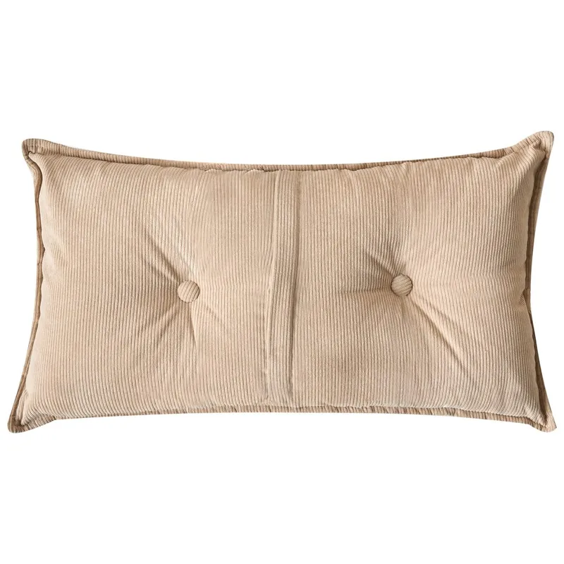 3-sits soffa Dolva - Beige, svart/Högervänd/Manchestertyg - Möbler - Vardagsrum - Soffor - Modulsoffor - Komplett modulsoffa