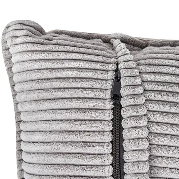 3-sits soffa Dolva - Grå, svart/Högervänd/Manchestertyg - Möbler - Vardagsrum - Soffor - Modulsoffor - Komplett modulsoffa