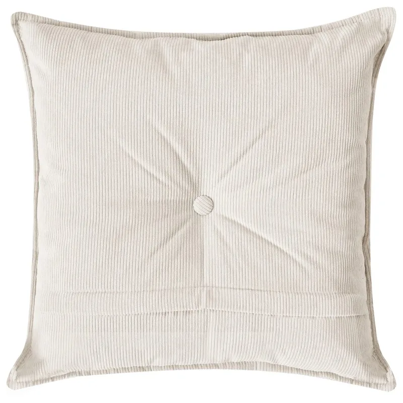 3-sits soffa Dolva - Vit, Svart/Högervänd/Manchestertyg - Möbler - Vardagsrum - Soffor - Divansoffa & schäslong