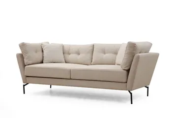 Dorval Soffa 3-sits - Beige - Möbler - Vardagsrum - Soffor - 3-sits soffor