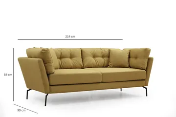 Dorval Soffa 3-sits - Grön - Möbler - Vardagsrum - Soffor - 3-sits soffor