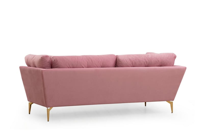 Dorval Soffa 3-sits - Rosa - Möbler - Vardagsrum - Soffor - 3-sits soffor