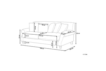 Eike Soffa 2-4 Sits - Blå - Möbler - Vardagsrum - Soffor - 3-sits soffor
