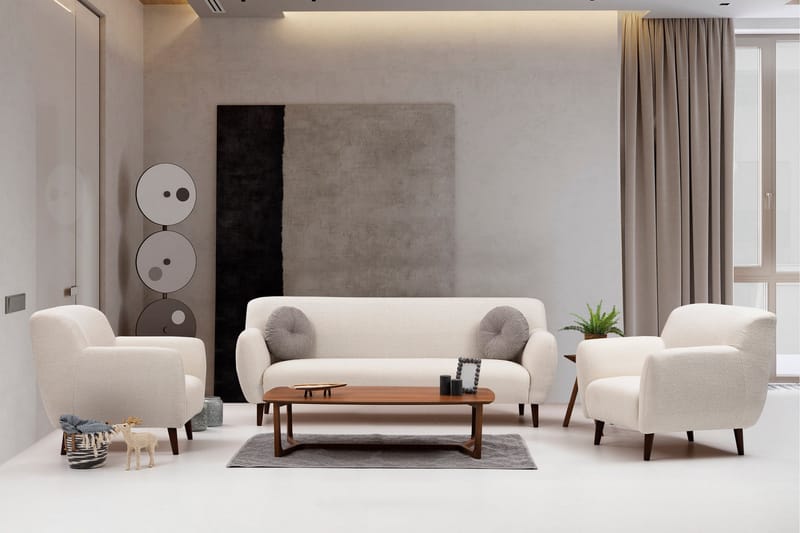 Ennadai Soffa 3-sits - Beige - Möbler - Vardagsrum - Soffor - 3-sits soffor