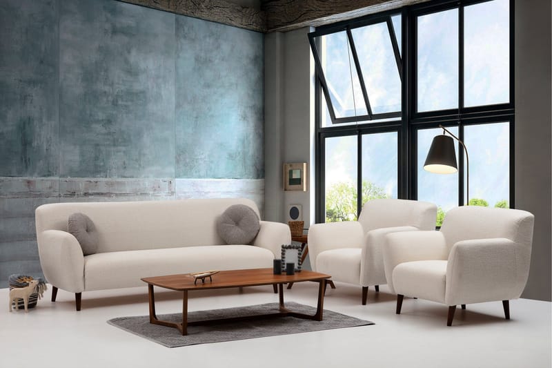 Ennadai Soffa 3-sits - Beige - Möbler - Vardagsrum - Soffor - 3-sits soffor
