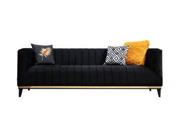 Esquimalt Soffa 3-sits - Svart - Möbler - Vardagsrum - Soffor - 3-sits soffor