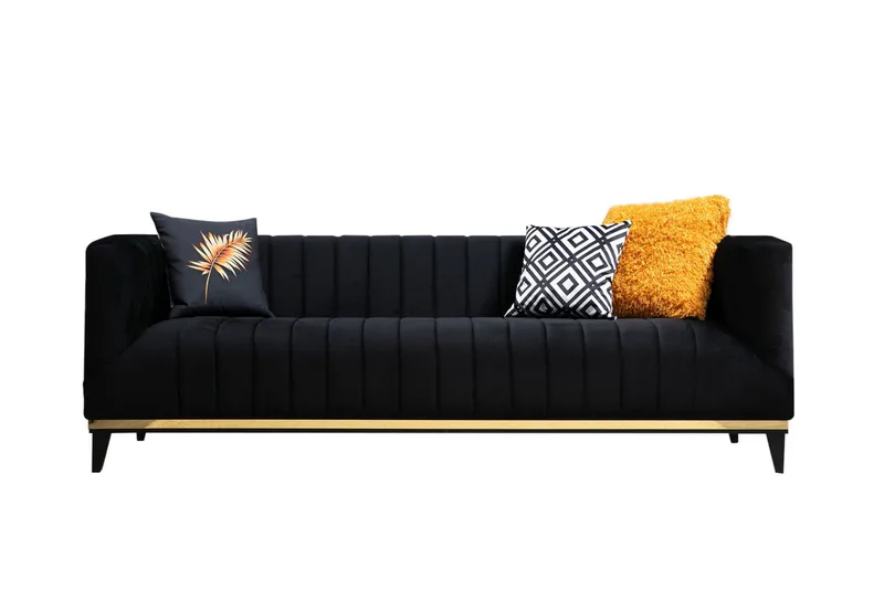 Esquimalt Soffa 3-sits - Svart - Möbler - Vardagsrum - Soffor - 3-sits soffor