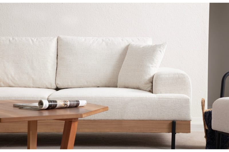 Eti Soffa 3-sits - Vit - Möbler - Vardagsrum - Soffor - 3-sits soffor