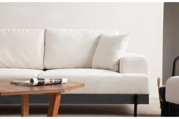 Eti Soffa 3-sits - Vit - Möbler - Vardagsrum - Soffor - 3-sits soffor