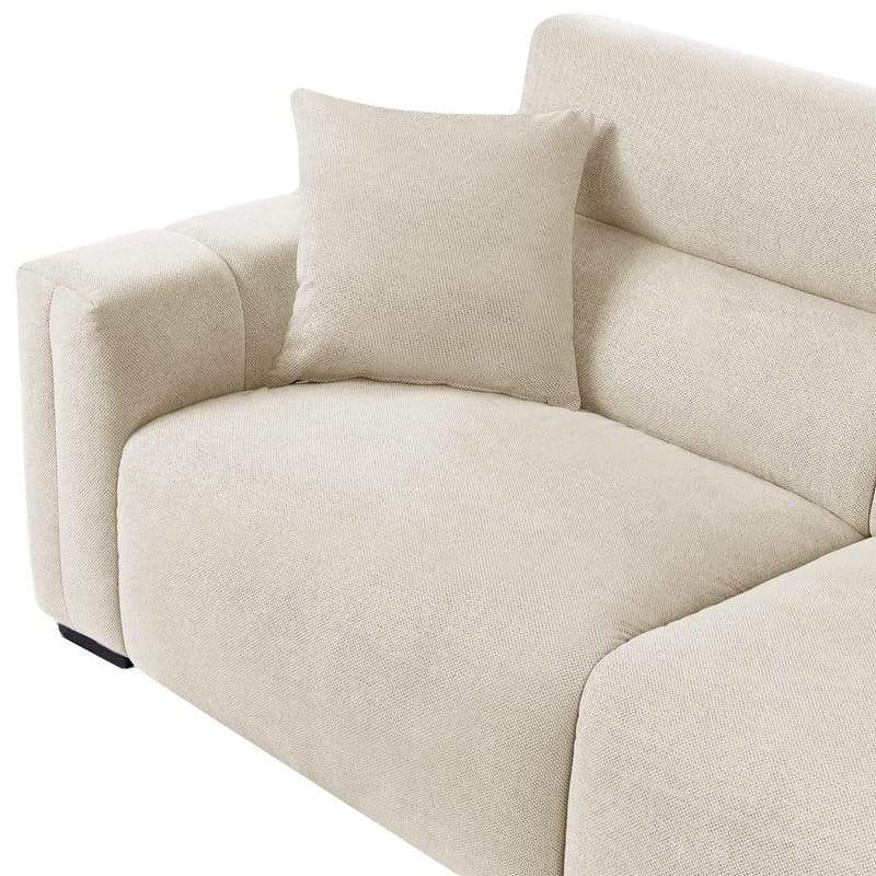 3-sits soffa Fauskan - Beige - Möbler - Vardagsrum - Soffor - 3-sits soffor