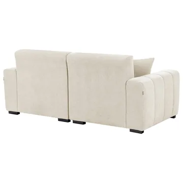 3-sits soffa Fauskan - Beige - Möbler - Vardagsrum - Soffor - 3-sits soffor