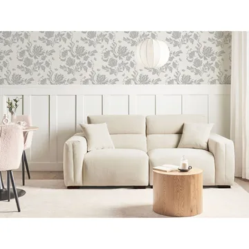 3-sits soffa Fauskan - Beige - Möbler - Vardagsrum - Soffor - 3-sits soffor