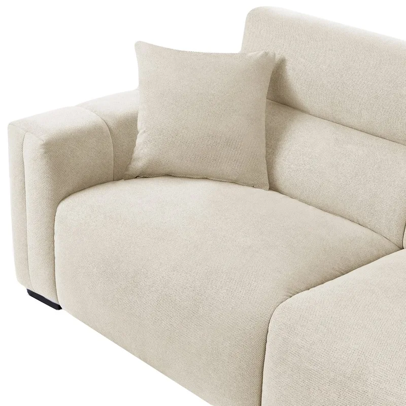 3-sits soffa Fauskan - Beige - Möbler - Vardagsrum - Soffor - 3-sits soffor