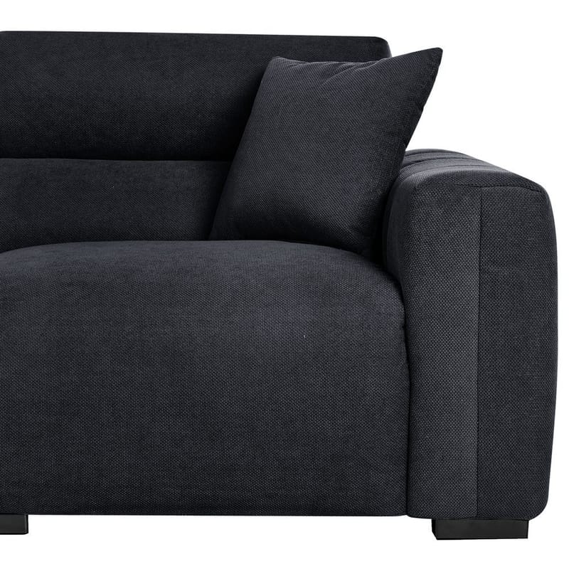3-sits soffa Fauskan - Svart - Möbler - Vardagsrum - Soffor - 3-sits soffor