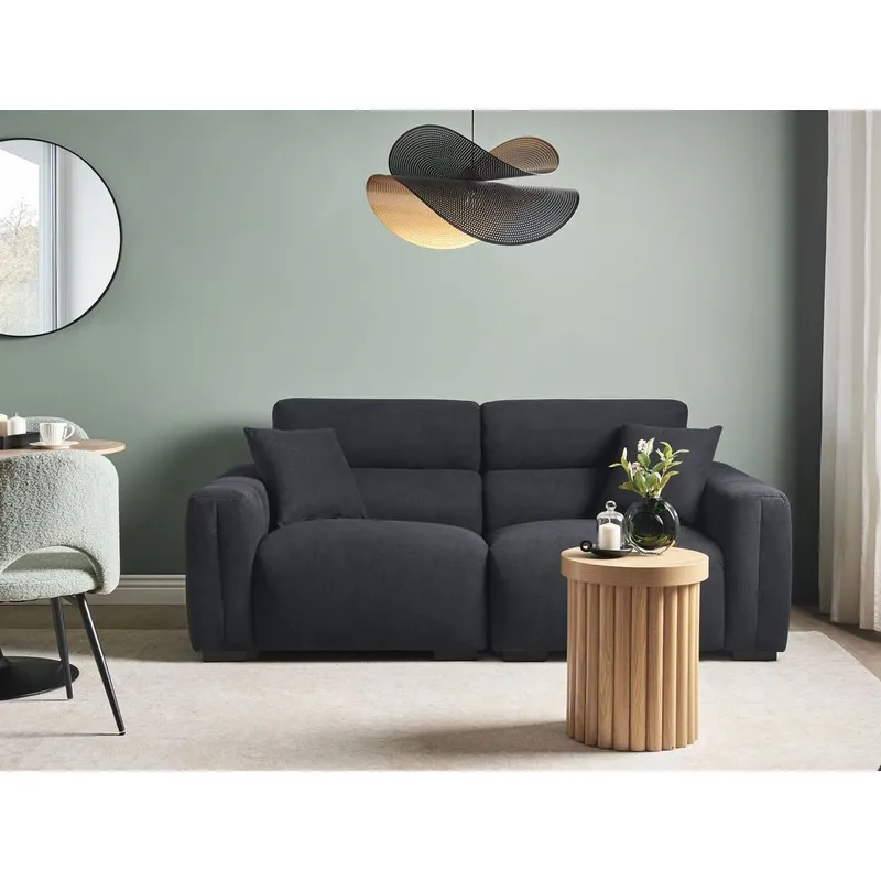 3-sits soffa Fauskan - Svart - Möbler - Vardagsrum - Soffor - 3-sits soffor