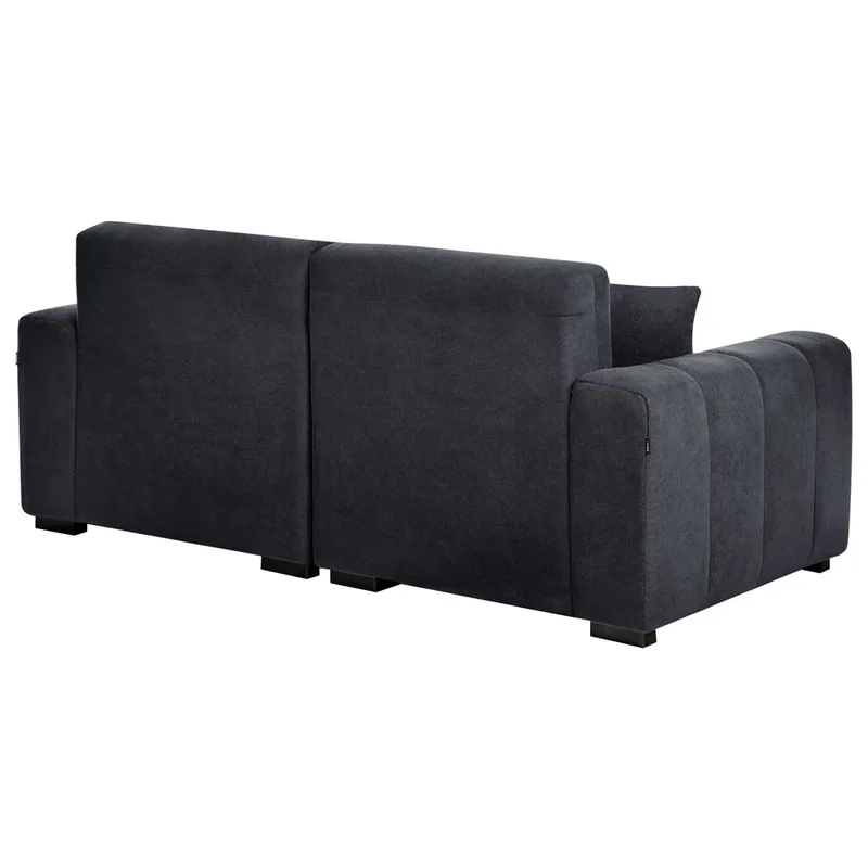 3-sits soffa Fauskan - Svart - Möbler - Vardagsrum - Soffor - 3-sits soffor