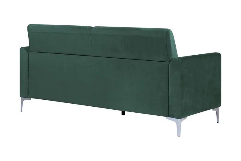 Fenes 3-sits Djup Sammetssoffa - Grön - Möbler - Vardagsrum - Soffor - 3-sits soffor