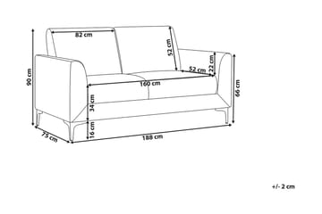 Fenes Soffa 3 Sits - Grön - Möbler - Vardagsrum - Soffor - 3-sits soffor