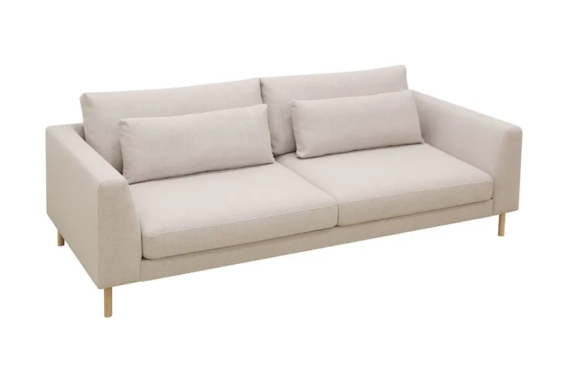Florenz 3-sits Tygsoffa - Beige - Möbler - Vardagsrum - Soffor - 3-sits soffor