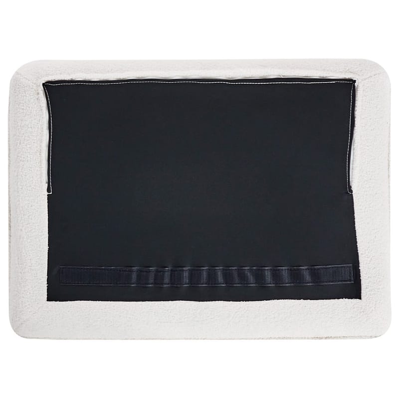 3-sits soffa Frederica - Vitt, guld/Bouclé - Möbler - Vardagsrum - Soffor - 3-sits soffor