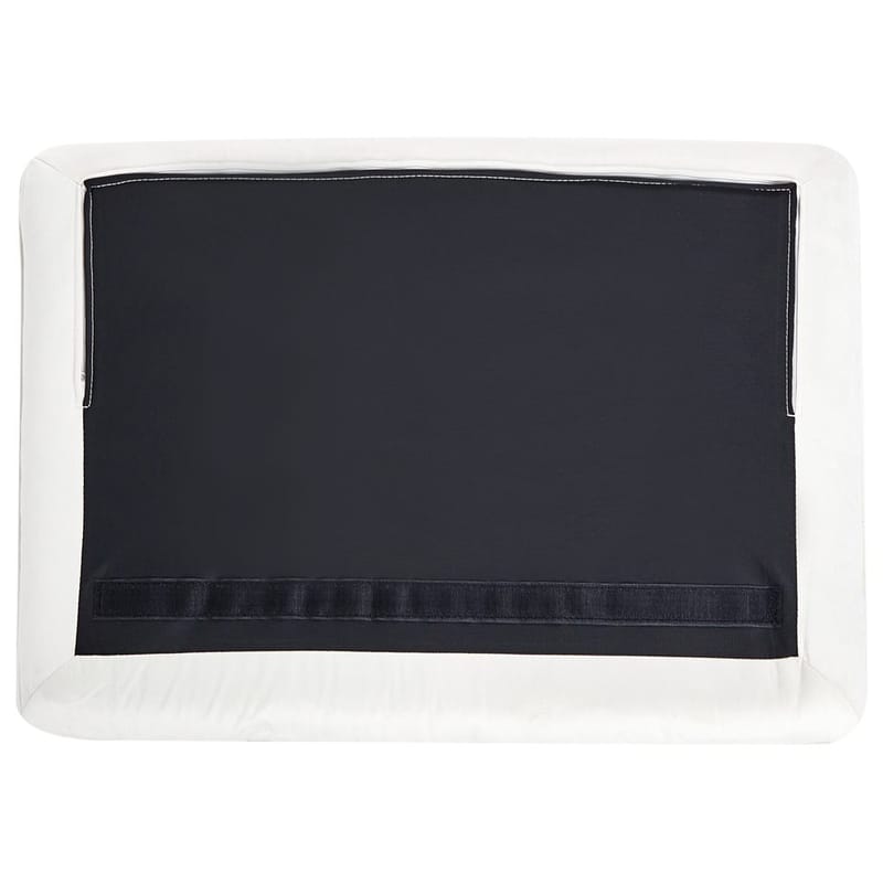 3-sits soffa Frederica - Vitt, guld/Sammet - Möbler - Vardagsrum - Soffor - Sammetssoffor